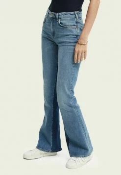 Scotch & Soda THE CHARM PEACE - Jean Flare - Peace Of Blauw -Scotch & Soda Soldes 5d1a3f5694f54951ac29ba360269856a