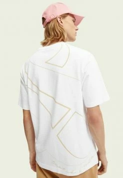 Scotch & Soda RELAXED - T-shirt Imprimé - White -Scotch & Soda Soldes 5d2e54ab308a4e3db4800367aebcbf26