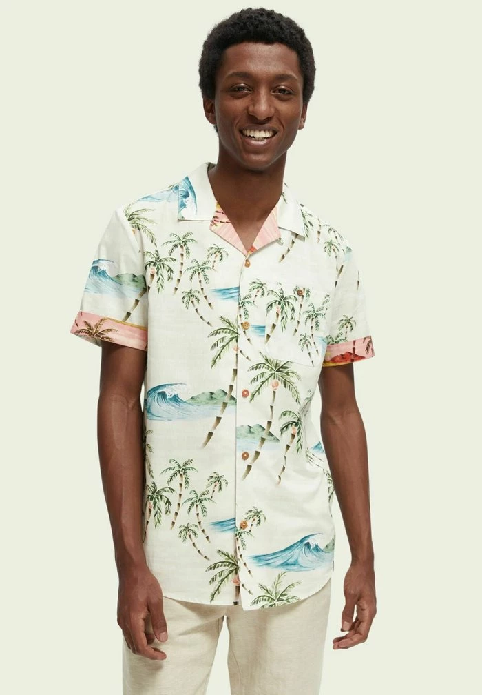 Scotch & Soda PRINTED HAWAIIAN - Chemise - Combo A 1 Scotch & Soda PRINTED HAWAIIAN - Chemise - Combo A