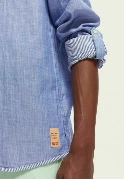 Scotch & Soda REGULAR-FIT BONDED - Chemise - Blue Melange 10 Scotch & Soda REGULAR-FIT BONDED - Chemise - Blue Melange -Scotch & Soda Soldes 5ddc92adfdfc496d9578b9c6cfcda254