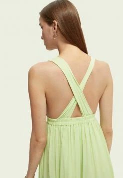 Scotch & Soda Robe Longue - Lime 10 Scotch & Soda Robe Longue - Lime -Scotch & Soda Soldes 5dfe6b10089546baa783aa3f4422ab31