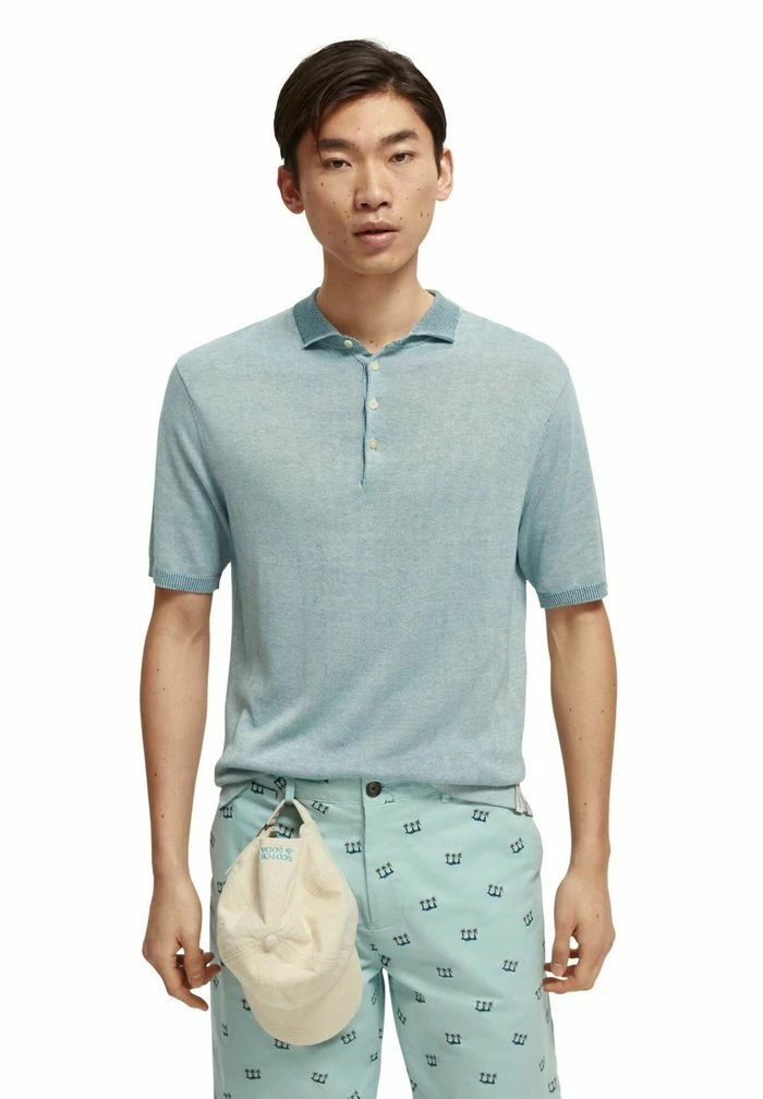 Scotch & Soda Polo - Midnight Muse Melange 1 Scotch & Soda Polo - Midnight Muse Melange