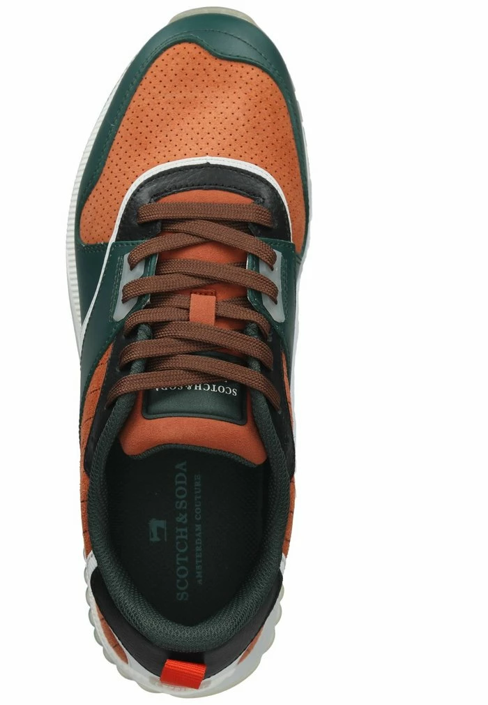 Scotch & Soda VIVEX - Baskets Basses - Green/ochre 3 Scotch & Soda VIVEX - Baskets Basses - Green/ochre – Image 3