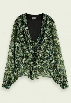 Scotch & Soda SHEER - Blouse - Combo I -Scotch & Soda Soldes 5ec463f2294241f7802cdb30d3a19313