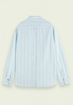 Scotch & Soda SLIM FIT LANGARM - Chemise - Blue -Scotch & Soda Soldes 5f2635ad8cb640b8b39b8193a43a0e2e