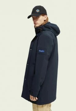 Scotch & Soda Parka - Dark Blue -Scotch & Soda Soldes 5fc9dca14a4c4d718fd0da0b2f4a03c9