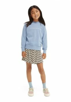 Scotch & Soda LOOSE-FIT ARTWORK - Sweatshirt - Sky Blue