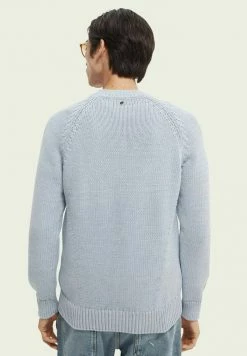 Scotch & Soda Pullover - Varsity Blue -Scotch & Soda Soldes 60c46e63df3340249c766eedd2506b54