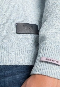 Scotch & Soda Pullover - Fifties Blue Melange -Scotch & Soda Soldes 612f711fc1af41ce96f0482309a86182