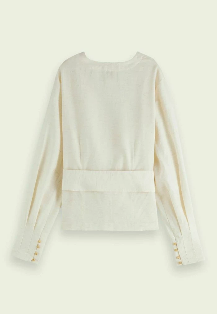 Scotch & Soda Blouse - Sand Melange 7 Scotch & Soda Blouse - Sand Melange – Image 7