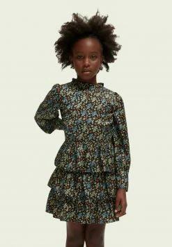 Scotch & Soda Robe De Jour - Blue -Scotch & Soda Soldes 62a9258941fe449fa5de4d2b3f20211c