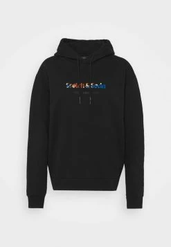 Scotch & Soda HOODED WITH CHEST ARTWORK - Sweatshirt - Black -Scotch & Soda Soldes 633c4d7d58ec4795a3b65d77f677b8e4