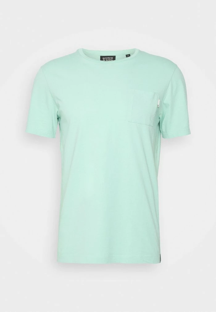 Scotch & Soda FABRIC DYED POCKET TEE - T-shirt Basique - Faded Mint 5 Scotch & Soda FABRIC DYED POCKET TEE - T-shirt Basique - Faded Mint – Image 5
