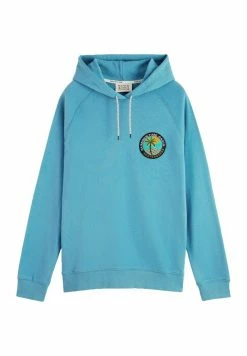 Scotch & Soda RELAXED FIT - Sweat à Capuche - Pool -Scotch & Soda Soldes 644bab3a17d44073bfc96ea8a8a44e97
