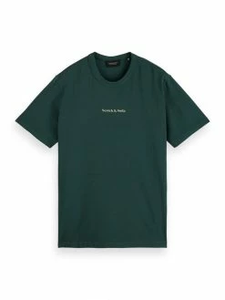 Scotch & Soda UNISEX GRAPHIC LOGO - T-shirt Basique - Dark Green 15 Scotch & Soda UNISEX GRAPHIC LOGO - T-shirt Basique - Dark Green -Scotch & Soda Soldes 6454a6f8f81548e6a89771f63c45d15e