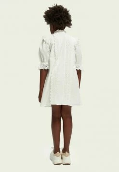 Scotch & Soda Robe Chemise - White -Scotch & Soda Soldes 64f011f922064d448e03506089c636d1