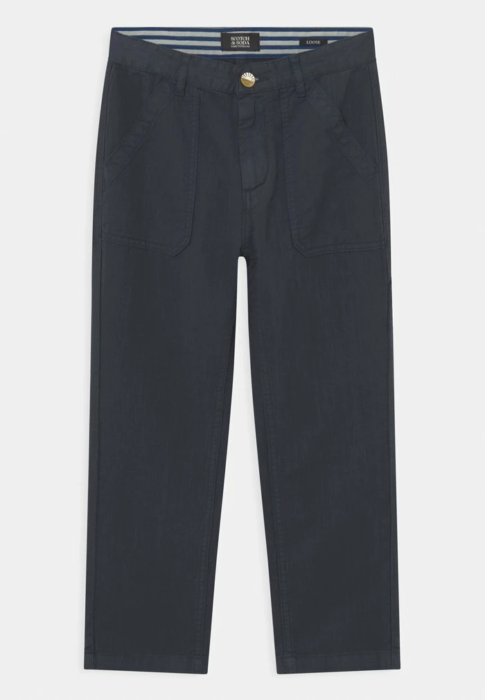 Scotch & Soda LOOSE WORKWEAR BLEND PANTS - Pantalon Classique - Deep Sea 1 Scotch & Soda LOOSE WORKWEAR BLEND PANTS - Pantalon Classique - Deep Sea