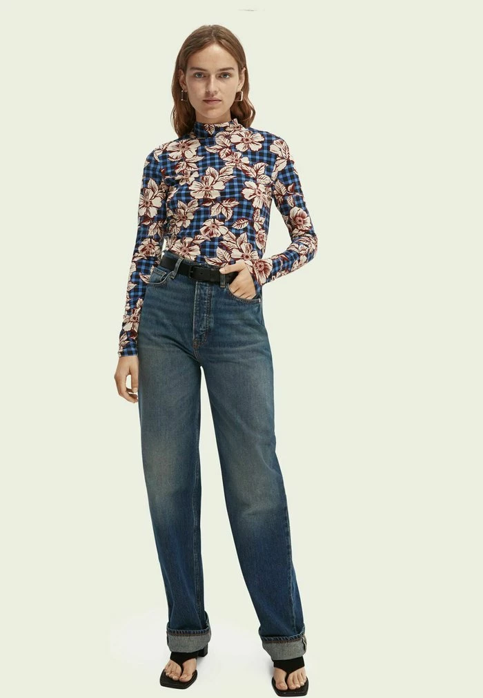 Scotch & Soda LONG SLEEVED MOCK NECK - T-shirt à Manches Longues - Combo E 2 Scotch & Soda LONG SLEEVED MOCK NECK - T-shirt à Manches Longues - Combo E – Image 2