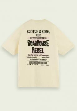 Scotch & Soda GRAPHIC - T-shirt Imprimé - Desert Stone -Scotch & Soda Soldes 6595d838c58b4297b820297452bb464a