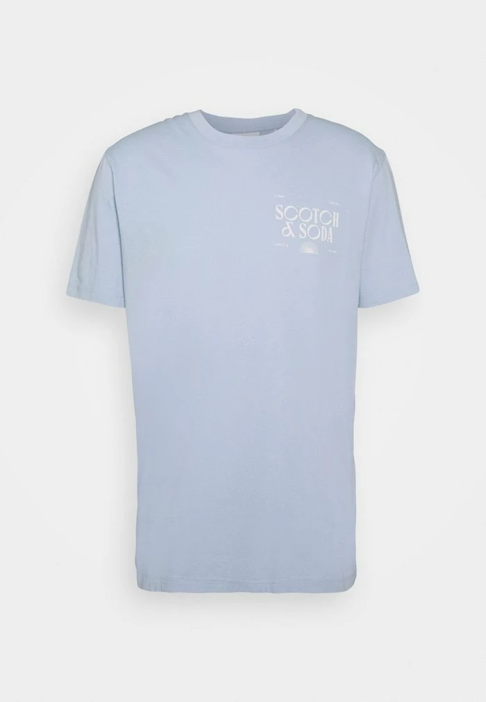 Scotch & Soda GRAPHIC LOGO - T-shirt Imprimé - Core Blue 1 Scotch & Soda GRAPHIC LOGO - T-shirt Imprimé - Core Blue
