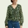 Scotch & Soda SHEER - Blouse - Combo I