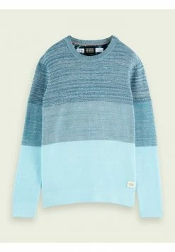 Scotch & Soda STRIPED STRUCTURE - Pullover - Blue -Scotch & Soda Soldes 662125c37cb445a28af104d06018a77a