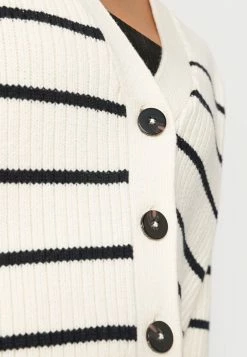 Scotch & Soda V-NECK STRIPED CHUNKY BLEND CARDIGAN - Gilet - Combo -Scotch & Soda Soldes 669ccab6d06148708ab598c47145277a