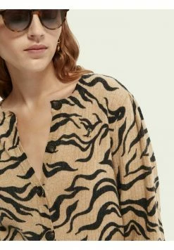 Scotch & Soda CREW NECK CARDIGAN - Gilet - Combo 16 Scotch & Soda CREW NECK CARDIGAN - Gilet - Combo -Scotch & Soda Soldes 669ed7990af84a3f93592427f41c77e5