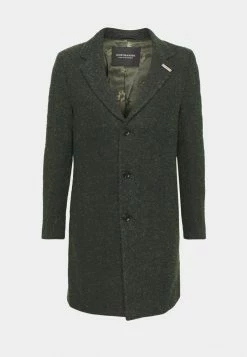 Scotch & Soda SINGLE BLEND OVERCOAT - Manteau Classique - Evergreen -Scotch & Soda Soldes 66e7578fe67f4f408c1416412198114e