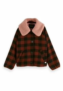 Scotch & Soda CHECKED - Veste Mi-saison - Brown -Scotch & Soda Soldes 670d1918c1944fd89e57f074660a1003