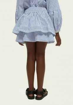 Scotch & Soda YARN-DYED - Jupe Plissée - Blue 9 Scotch & Soda YARN-DYED - Jupe Plissée - Blue -Scotch & Soda Soldes 6759e75207884212b2e20915f224761f