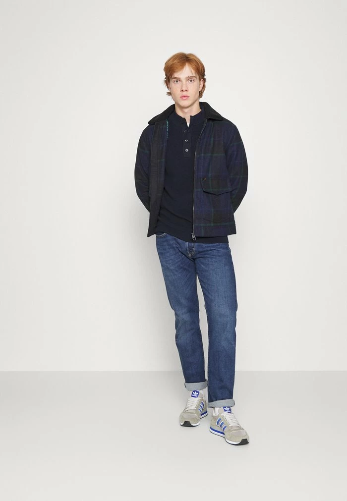 Scotch & Soda BUTTONED MOCK NECK - Pullover - Night 2 Scotch & Soda BUTTONED MOCK NECK - Pullover - Night – Image 2