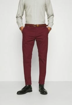 Scotch & Soda BELTED CHINO - Chino - Bordeaux