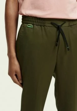 Scotch & Soda FAVE REGULAR TAPERED-FIT - Pantalon De Survêtement - Army -Scotch & Soda Soldes 68029eb29cd5401fad03af0535a421ac