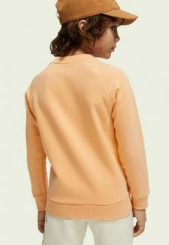 Scotch & Soda ORGANIC - Sweatshirt - Peach -Scotch & Soda Soldes 6816707a9acb4868b3363263a0a07f7a