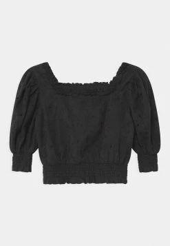 Scotch & Soda OFF-SHOULDER CROPPED - Blouse - Black