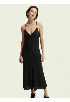 Scotch & Soda CROSS STRAP - Robe De Soirée - Black -Scotch & Soda Soldes 6852c5eca1e64e17800ef2b97fa98489