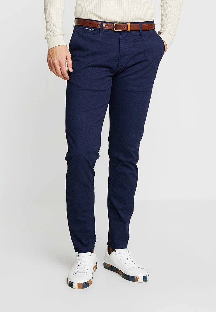 Scotch & Soda MOTT CLASSIC - Chino - Navy 1 Scotch & Soda MOTT CLASSIC - Chino - Navy