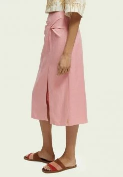 Scotch & Soda PLEATED DETAIL - Jupe Trapèze - Watermelon -Scotch & Soda Soldes 69a5ba632f4f49cea9219b46e596f465