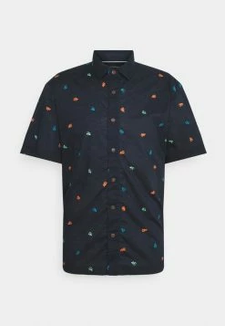 Scotch & Soda HAWAII FIT ALL OVER PRINTED SHORTSLEEVE - Chemise - Dark Blue