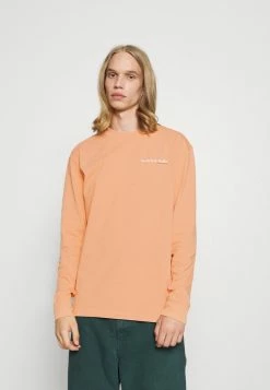 Scotch & Soda LONGSLEEVE TEE WITH CHEST PRINT - T-shirt à Manches Longues - Pink Horizon