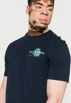 Scotch & Soda GRAPHIC CREWNECK - T-shirt Imprimé - Navy 9 Scotch & Soda GRAPHIC CREWNECK - T-shirt Imprimé - Navy -Scotch & Soda Soldes 6a2d3ddaa20945db92548a50ca31766e