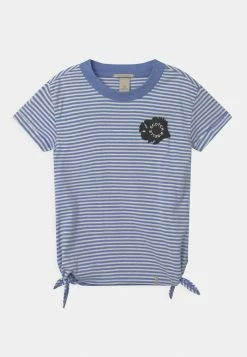 Scotch & Soda ORGANIC SHORT SLEEVE WITH SIDE KNOTS - T-shirt Imprimé - Multi-coloured