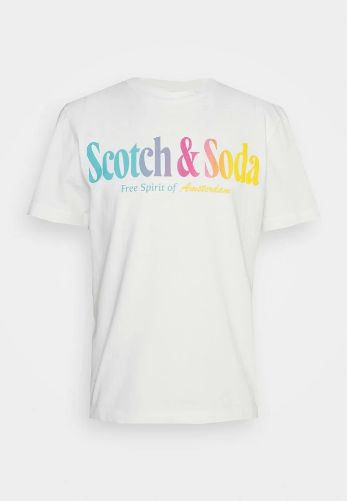 Scotch & Soda REGULAR FIT - T-shirt Imprimé - White 4 Scotch & Soda REGULAR FIT - T-shirt Imprimé - White – Image 4