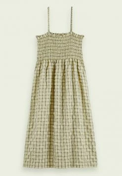 Scotch & Soda SMOCKED MIDI - Robe De Jour - Combo X -Scotch & Soda Soldes 6ba3fad822a24ef49cd6c73178edd348