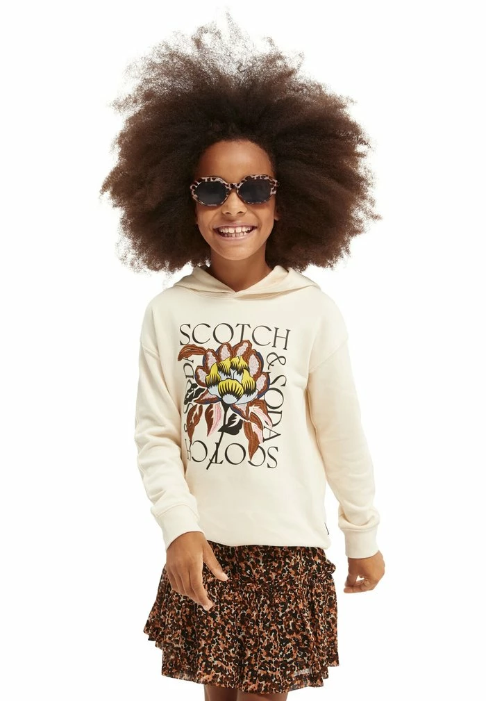 Scotch & Soda LOOSE FIT ARTWORK HOODIE - Sweatshirt - Off White 2 Scotch & Soda LOOSE FIT ARTWORK HOODIE - Sweatshirt - Off White – Image 2