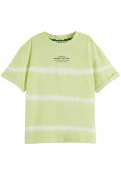 Scotch & Soda LOOSE FIT - T-shirt Imprimé - Lime -Scotch & Soda Soldes 6dd48e21643d44efad6a2659444fb107