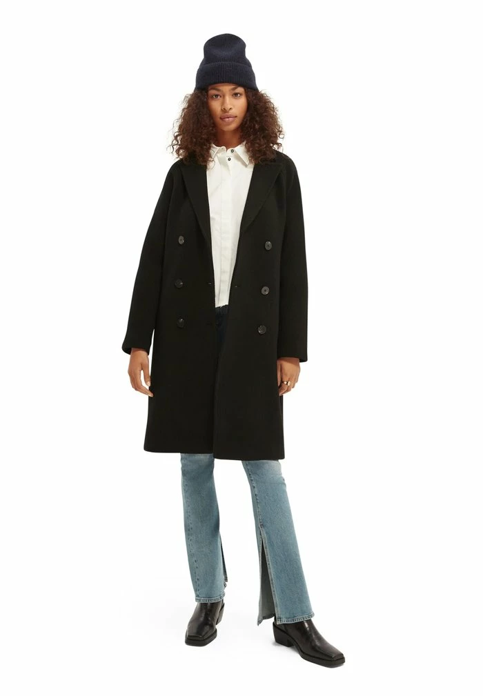 Scotch & Soda DOUBLE BREASTED CLASSIC BLEND - Manteau Classique - Black 4 Scotch & Soda DOUBLE BREASTED CLASSIC BLEND - Manteau Classique - Black – Image 4