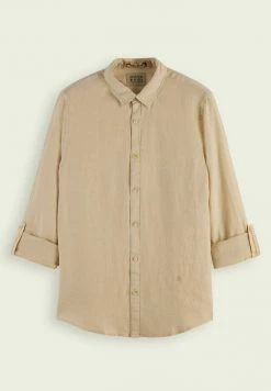 Scotch & Soda REGULAR FIT - Chemise - Sand -Scotch & Soda Soldes 6e9c2783e64b44bea21faadd53570523