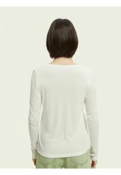 Scotch & Soda LONG SLEEVE - T-shirt à Manches Longues - Off White -Scotch & Soda Soldes 6f05ffe5bee24d1ab5ac5f1621aff2d1